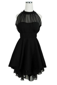 Women Sleeveless Party Mini Dress (Black) - Intl  