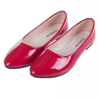 Women's Flat Shoes Casual Loafers (Red) - Intl  