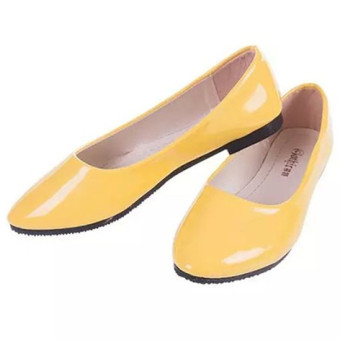 Women's Flat Shoes Casual Loafers (Yellow) - Intl  