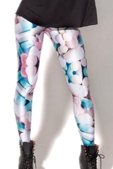 Women's Sexy Fashion Print Legging Yoga Pants (Multicolor)  