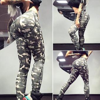 Women's Sport Fashion Lover-Beauty Chic Camouflage Printed Leggings - intl  