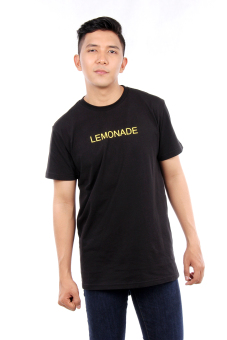 Word.o T-shirt Lemonade Lengan Pendek-Hitam  