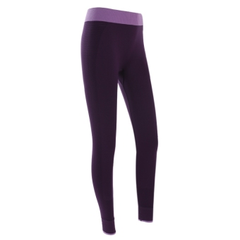 Yidabo Women's Fashion Elastic Yoga Sports Exercise Fitness Gym Slim Pants Leggings (Purple) - intl  