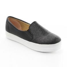 Yutaka Sepatu Wanita Slip On Hitam - Gli .