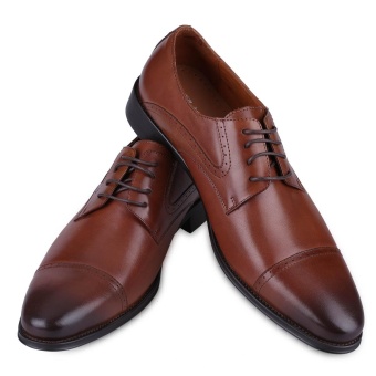 ZAFUL Men's Business Brown Leather Shoes - intl  