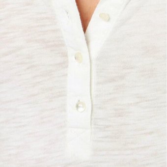 Zanzea Lace Button Loose Shirt (White) (Intl)  