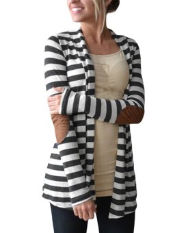 ZANZEA Women Striped Jumper Ladies Cardigan - Intl - intl  