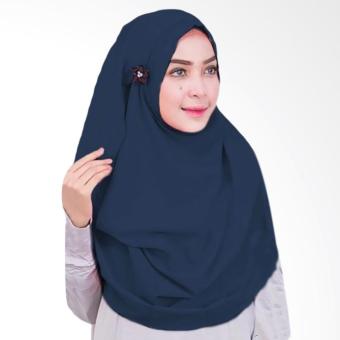 Zayna Hijab Kerudung Semi Instan - NAVY  
