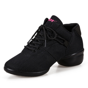 ZHAIZUBULUO Dance Shoes Women Sneakers TP-XX888 Black  