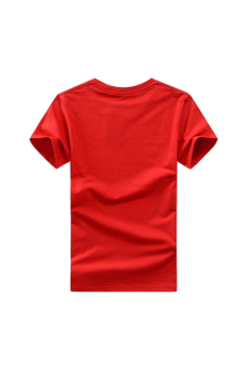 ZHENGQI Summer Casual Short Sleeve T-shirt (Red) (Intl)  