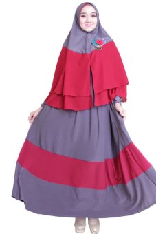 Zilova Syari Gamis 1604 - Multicolor  