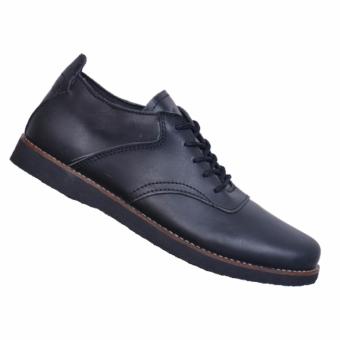 ZimZam Sepatu Patqai Leather Fullup Black  