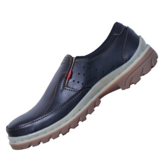 ZimZam Sepatu Slip on Loafer Black  