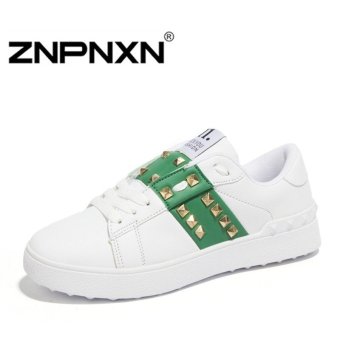 ZNPNXN Autumn Woman Fashion Casual Shoes Lazy Shoes (Green)  