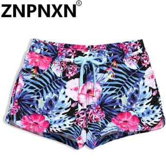 ZNPNXN Fashion Women's Beach Board Shorts Bottoms Quick Drying Plus Large Size Swimwear Swimsuits Summer Fitness Jogger Boxer Trunk - intl  