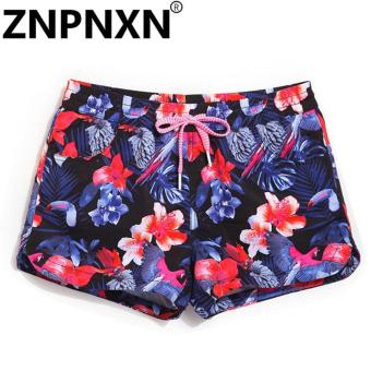 ZNPNXN Fashion Women's Beach Board Shorts Boxer Trunks Shorts Quick Drying Bermuda Swimwear Swimsuits - intl  