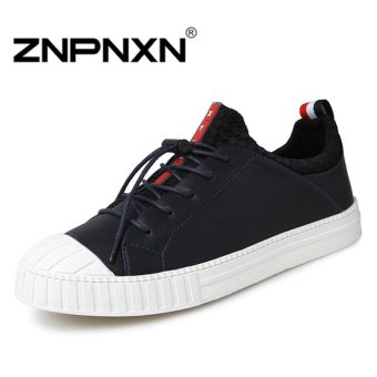 ZNPNXN Men's Breathable Shoes Casual Shoes Skater Shoes (Blue)  