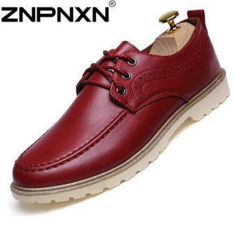 ZNPNXN Men's Casual Shoes Dress Shoes ??Red??  