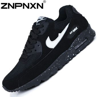 ZNPNXN Men's Fashion Sneakers Shoes Sports Shoes Walking Shoes (Black)  