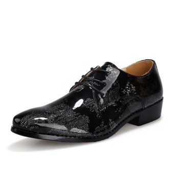 ZNPNXN Patent Leather Men's Formal Shoes Casual Derby & Oxfords ?Black?  