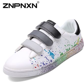 ZNPNXN Woman Fashion Breathable Casual Lovers Skater Shoes (Grey)  