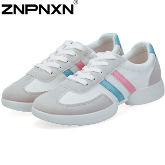 ZNPNXN Women's Fashion Sneakers Shoes Suede Shoes Walking Shoes (Pink)  