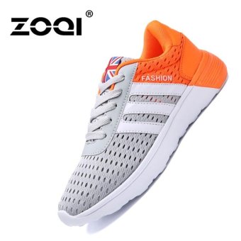 ZOQI Fashion Sports Shoes Younger Couple Shoes Men's And Women's Sneaker (orange) - intl  