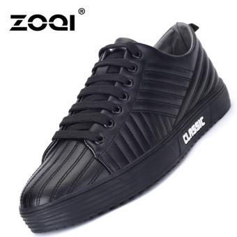 ZOQI man's fashion Sneakers casual lace-up shoes(Black) - intl  