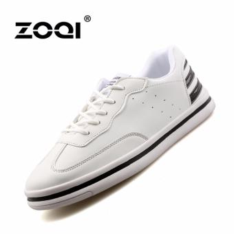 ZOQI man's fashion Sneakers couple style students younger shoes (White&Black) - intl  