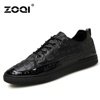 ZOQI Man's Formal Shoes Low Cut Shoes Individual Shoes (Black) - Intl  
