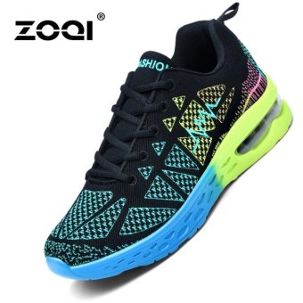ZOQI Men's Fashion Air-cushion Breathable Running Shoes(Green) - intl  