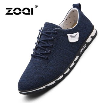 ZOQI Students Canvas Shoes Fashion Casual Shoes Sports Shoes (Blue) - intl  