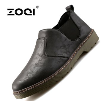 ZOQI Summer Man's ankle boots fashion popular casual comfortable shoes(Black) - intl  