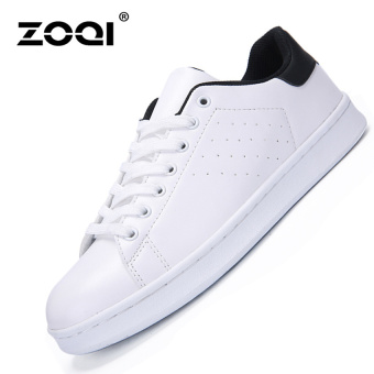 ZOQI Summer Man's Fashion Sneakers Sport Casual Breathable Comfortable Shoes-Black&White - intl  
