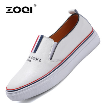 ZOQI Summer Woman's Fashion Flat Slip-Ons Casual Breathable Comfortable Shoes-White - intl  