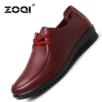 ZOQI Summer Woman's Fashion Mocassins Loafers Casual Breathable Comfortable Shoes (Red) - intl  