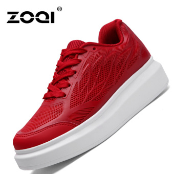 ZOQI woman's fashion Sneakers breathable design heighten casual shoes(Red) - intl  