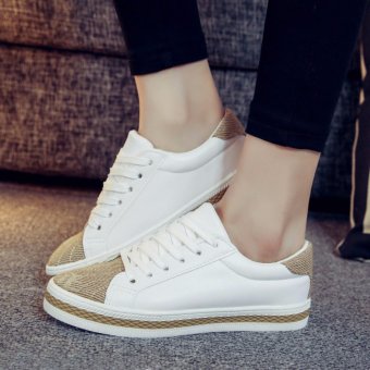 ZUUCEE Women's Fashion Canvas Shoes Flat Students Casual Shoes - intl  