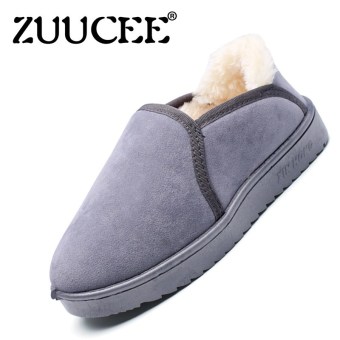 ZUUCEE Women's Fashion Warm Snow Boots Cotton Velvet Boots Non-slip Winter Shoes (Grey) - intl  