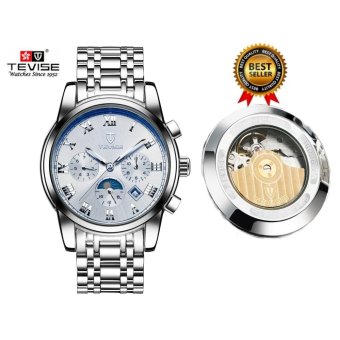 [100% Authentic] Mens Watches Top Brand Luxury TEVISE Watch Automatic Mechanical Watches Steel Clock Mens Wristwatches Relogio Masculino 9005 - intl  