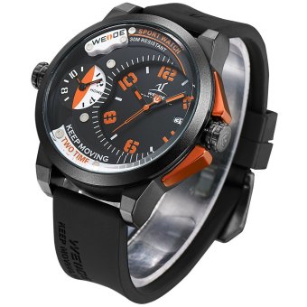 [100% Genuine]WEIDE Luxury Brand Men Military Sports Watches Men's Quartz Wristwatches Hour Clock Male Fashion Casual Watch  
