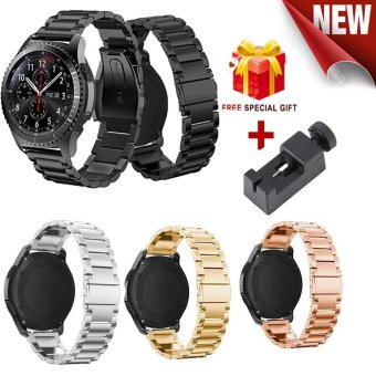 22mm Stainless Steel Strap For Gear S3 Band Replacement Wristbands For Gear S3 Classic frontier Smart watch - intl  