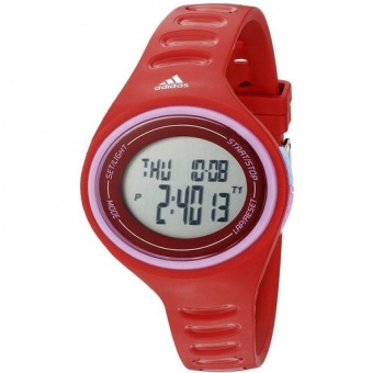 Adidas Unisex ADP3180 Adizero Basic Digital Watch (Red)(Multicolor) intl  