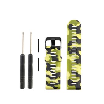 Adjustable Replacement Watch Band Kit for Garmin Fenix 3 with Tools Camouflage (Intl) - intl  