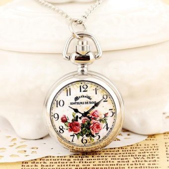 aobog Ladies Pendant Watches Small Clock Women Pocket Watches With Long Chain Mini Gifts Wholesale Dropship - intl  