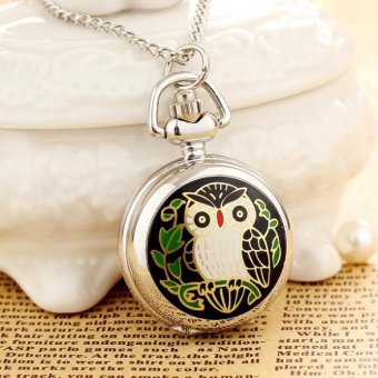 aobog New Reloj De Bolsillo Dress Pocket Necklace Watch Quartz Steampunk Wholesale Dropship - intl  