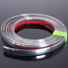 Autoleader 14mm x 5m Chrome Car Styling Moulding Strip Trim Adhesive Crash Protecter Decal