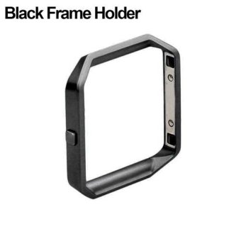 BODHI Mesh Stainless Steel Strap Band + Metal Frame for Fitbit Blaze Wrist Watch Black Frame Holder - intl  