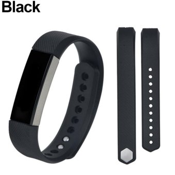 BODHI Sport Silicone Wristband Replacement for Fitbit Alta S (Black) - intl  