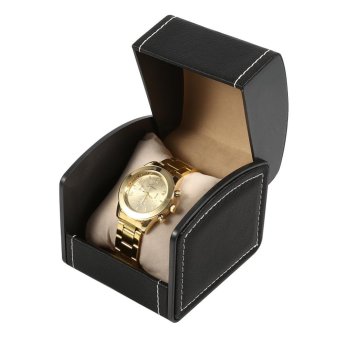 Bracelet Bangle Jewelry Wrist Watch Present Gift Display Case Box (Black) - intl  